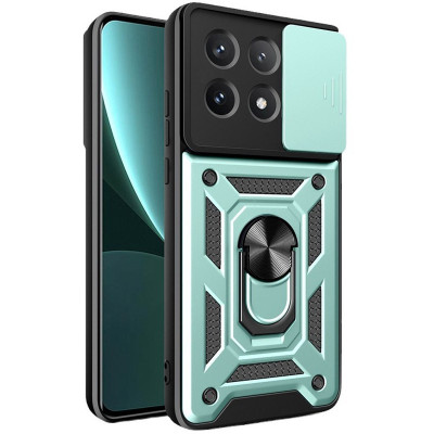 Протиударний чохол Camshield Serge Ring для Xiaomi Poco X6 Pro- зелений Протиударний чохол Camshield Serge Ring для Xiaomi Poco X6 Pro- зелений