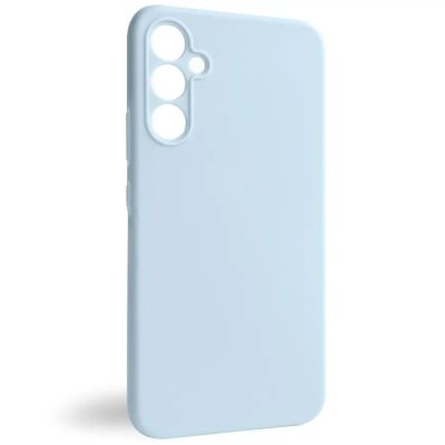 Накладка (з мікрофіброю) Soft Silk для Samsung A55- блакитний
