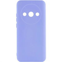 Накладка (з мікрофіброю) Soft Silk для Xiaomi Redmi A3 / Poco C61- блакитний