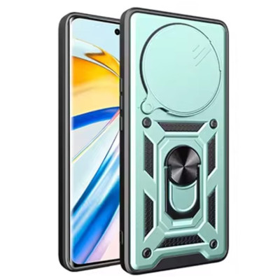 Протиударний чохол Camshield Serge Ring для Xiaomi Redmi A3- зелений Протиударний чохол Camshield Serge Ring для Xiaomi Redmi A3- зелений