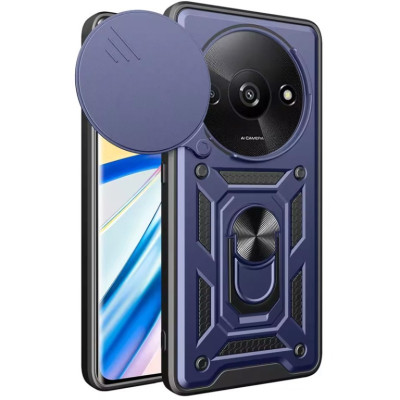 Протиударний чохол Camshield Serge Ring для Xiaomi Redmi A3- синій Протиударний чохол Camshield Serge Ring для Xiaomi Redmi A3- синій
