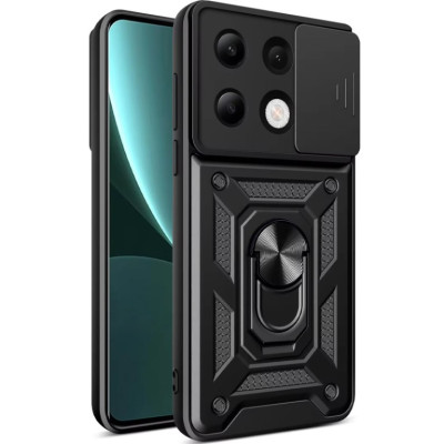 Протиударний чохол Camshield Serge Ring для Xiaomi Redmi Note 13 4G- чорний Протиударний чохол Camshield Serge Ring для Xiaomi Redmi Note 13 4G- чорний