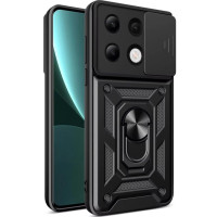 Протиударний чохол Camshield Serge Ring для Xiaomi Redmi Note 13 Pro 4G / Poco M6 Pro 4G / Redmi Note 14s- чорний Протиударний чохол Camshield Serge Ring для Xiaomi Redmi Note 13 Pro 4G / Poco M6 Pro 4G / Redmi Note 14s- чорний