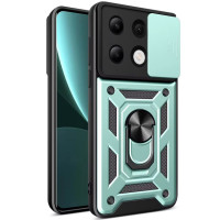 Протиударний чохол Camshield Serge Ring для Xiaomi Redmi Note 13 Pro 4G / Poco M6 Pro 4G / Redmi Note 14s- зелений