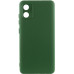 Накладка (з мікрофіброю) Silicone Cover Lakshmi Full Camera для Motorola Moto E13- темно-зелений
