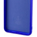 Накладка (з мікрофіброю) Silicone Cover Lakshmi Full Camera для Motorola Moto E13- ультра-синій