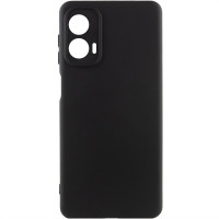 Накладка (з мікрофіброю) Silicone Cover Lakshmi Full Camera для Motorola Moto G24- чорний