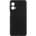 Накладка (з мікрофіброю) Silicone Cover Lakshmi Full Camera для Motorola Moto G24- чорний