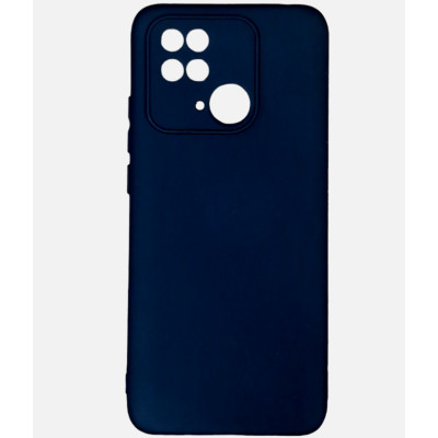 Накладка (з мікрофіброю) Silicone Cover Lakshmi Full Camera для Xiaomi Redmi 10C- чорний