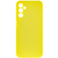 Накладка (з мікрофіброю) Silicone Cover Lakshmi Full Camera для Samsung A15 4G/5G- жовтий