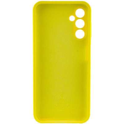 Накладка (з мікрофіброю) Silicone Cover Lakshmi Full Camera для Samsung A15 4G/5G- жовтий