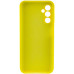 Накладка (з мікрофіброю) Silicone Cover Lakshmi Full Camera для Samsung A15 4G/5G- жовтий