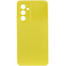 Накладка (з мікрофіброю) Silicone Cover Lakshmi Full Camera для Samsung S23 FE- жовтий