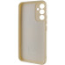 Накладка (з мікрофіброю) Silicone Cover Lakshmi Full Camera для Samsung S23 FE- пісочний