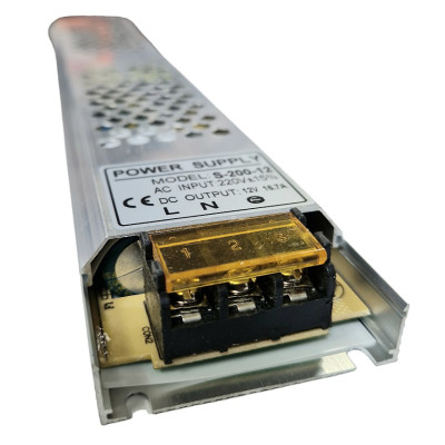 Блок живлення ND LED 12v/16.7A імпульсний, металевий 200w Блок живлення ND LED 12v/16.7A імпульсний, металевий 200w