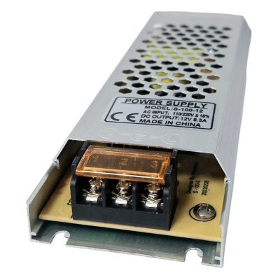 Блок живлення ND LED 12v/8.3A імпульсний, металевий 100w Блок живлення ND LED 12v/8.3A імпульсний, металевий 100w