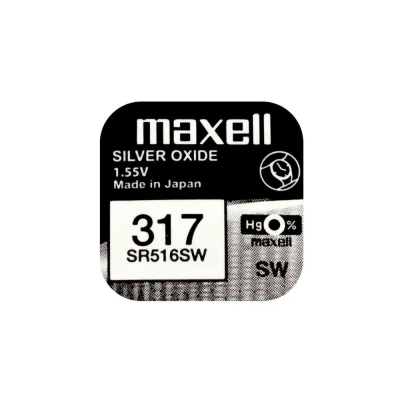 Батарейка G0 срібло Maxell SR 516 (317) Батарейка G0 срібло Maxell SR 516 (317)