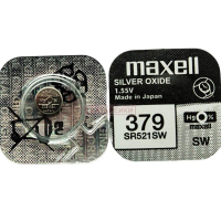 Батарейка G0 срібло Maxell SR 521 (379)