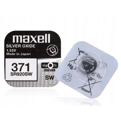 Батарейка G6 срібло Maxell SR 920 (371) Батарейка G6 срібло Maxell SR 920 (371)