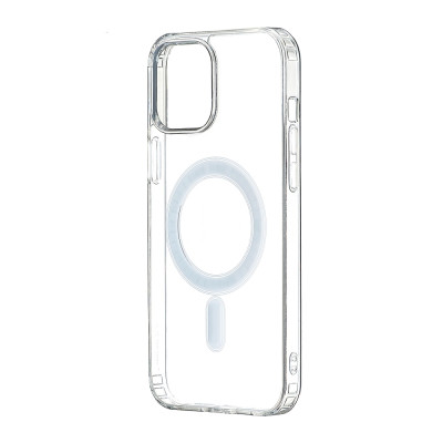 Накладка Space Magnetic Wireless Charge для iPhone 14- прозорий Накладка Space Magnetic Wireless Charge для iPhone 14- прозорий
