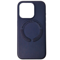Накладка Leather with Magnetic iPhone 13- фіолетовий Накладка Leather with Magnetic iPhone 13- фіолетовий