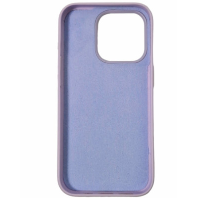Накладка Leather with Magnetic iPhone 14 Plus- бузковий
