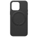 Накладка Leather with Magnetic iPhone 14 Pro Max- чорний