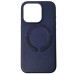 Накладка Leather with Magnetic iPhone 15- фіолетовий