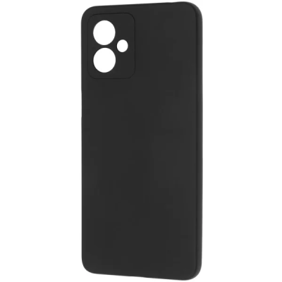 Накладка (з мікрофіброю) Soft Silk для Motorola Moto G14- чорний