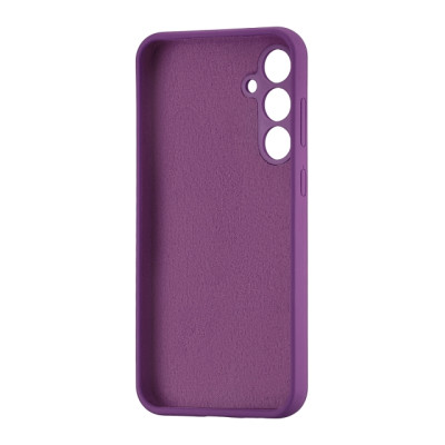 Накладка (з мікрофіброю) Soft Silk для Samsung A15- фіолетовий