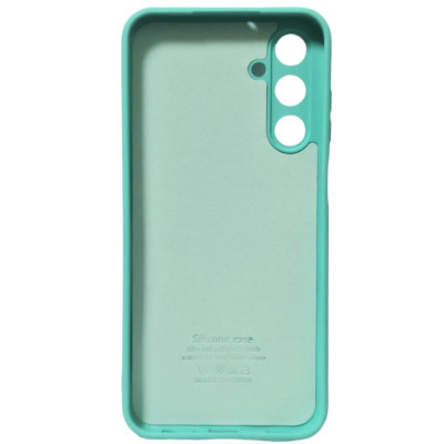 Накладка (з мікрофіброю) Soft Silk для Samsung A25 5G- бірюзовий