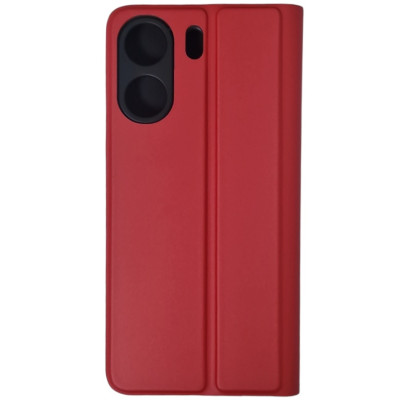 Чохол-книжка Skin Case для Xiaomi Redmi 13C 4G / Poco C65- червоний Чохол-книжка Skin Case для Xiaomi Redmi 13C 4G / Poco C65- червоний