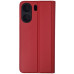 Чохол-книжка Skin Case для Xiaomi Redmi 13C 4G / Poco C65- червоний Чохол-книжка Skin Case для Xiaomi Redmi 13C 4G / Poco C65- червоний