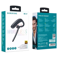 Bluetooth гарнітура Borofone BC37 Imperor business V5.1- чорний Bluetooth гарнітура Borofone BC37 Imperor business V5.1- чорний