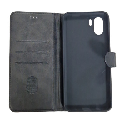 Чохол-книжка Leather Folio New для Xiaomi Redmi A1/A2 (магнітна застібка)- чорний