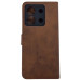 Чохол-книжка Leather Folio New для Xiaomi Redmi Note 13 4G (магнітна застібка)- коричневий