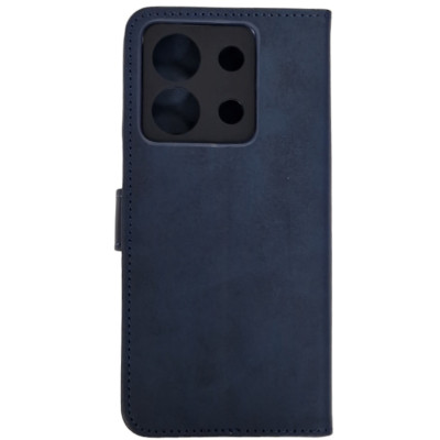 Чохол-книжка Leather Folio New для Xiaomi Redmi Note 13 4G (магнітна застібка)- синій