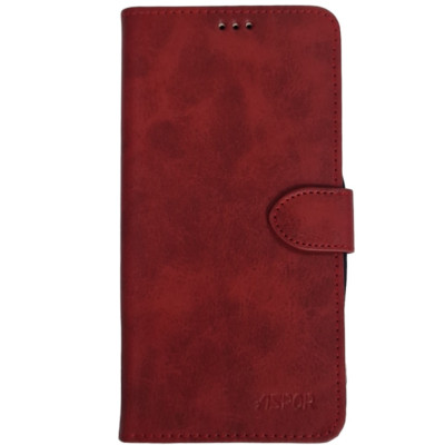 Чохол-книжка Leather Folio New для Xiaomi Redmi Note 13 Pro 4G / Poco M6 Pro 4G / Redmi Note 14s (магнітна застібка)- червоний Чохол-книжка Leather Folio New для Xiaomi Redmi Note 13 Pro 4G / Poco M6 Pro 4G / Redmi Note 14s (магнітна застібка)- червоний