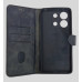 Чохол-книжка Leather Folio New для Xiaomi Redmi Note 13 Pro 4G / Poco M6 Pro 4G / Redmi Note 14s (магнітна застібка)- чорний