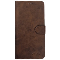 Чохол-книжка Leather Folio New для Xiaomi Redmi Note 13 Pro 5G / Poco X6 (магнітна застібка)- коричневий Чохол-книжка Leather Folio New для Xiaomi Redmi Note 13 Pro 5G / Poco X6 (магнітна застібка)- коричневий