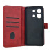 Чохол-книжка Leather Folio New для Xiaomi Redmi Note 13 Pro 5G / Poco X6 (магнітна застібка)- червоний