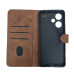 Чохол-книжка Leather Folio New для Xiaomi Redmi Note 13 Pro Plus 5G (магнітна застібка)- коричневий