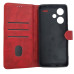 Чохол-книжка Leather Folio New для Xiaomi Redmi Note 13 Pro Plus 5G (магнітна застібка)- червоний