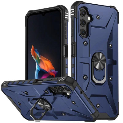 Протиударний чохол Pathfinder Ring для Samsung A15 4G/5G- синій Протиударний чохол Pathfinder Ring для Samsung A15 4G/5G- синій