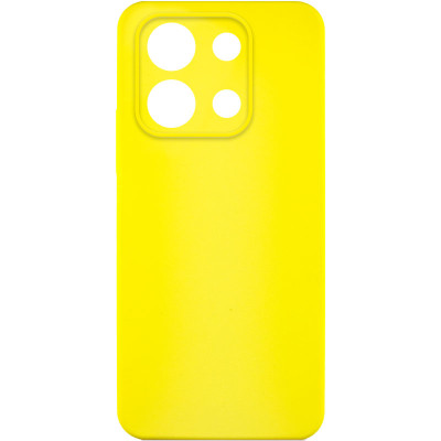 Накладка (з мікрофіброю) Silicone Cover Lakshmi Full Camera для Xiaomi Redmi Note 13 Pro 5G / Poco X6- жовтий