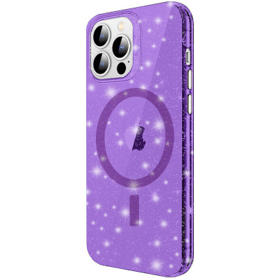 Накладка TPU Radiance with Magnetic для iPhone 13 Pro- фіолетовий Накладка TPU Radiance with Magnetic для iPhone 13 Pro- фіолетовий