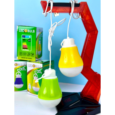 Лампочка LED BULB USB Energy Saving- жовтий Лампочка LED BULB USB Energy Saving- жовтий