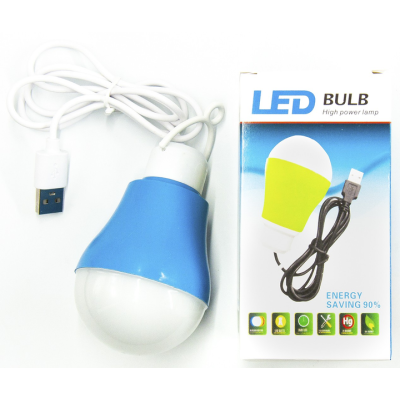 Лампочка LED BULB USB Energy Saving- синій Лампочка LED BULB USB Energy Saving- синій