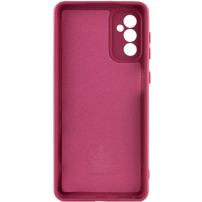 Накладка (з мікрофіброю) Silicone Cover Lakshmi Full Camera для Samsung A35- марсала