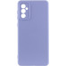 Накладка (з мікрофіброю) Silicone Cover Lakshmi Full Camera для Samsung A35- бузковий
